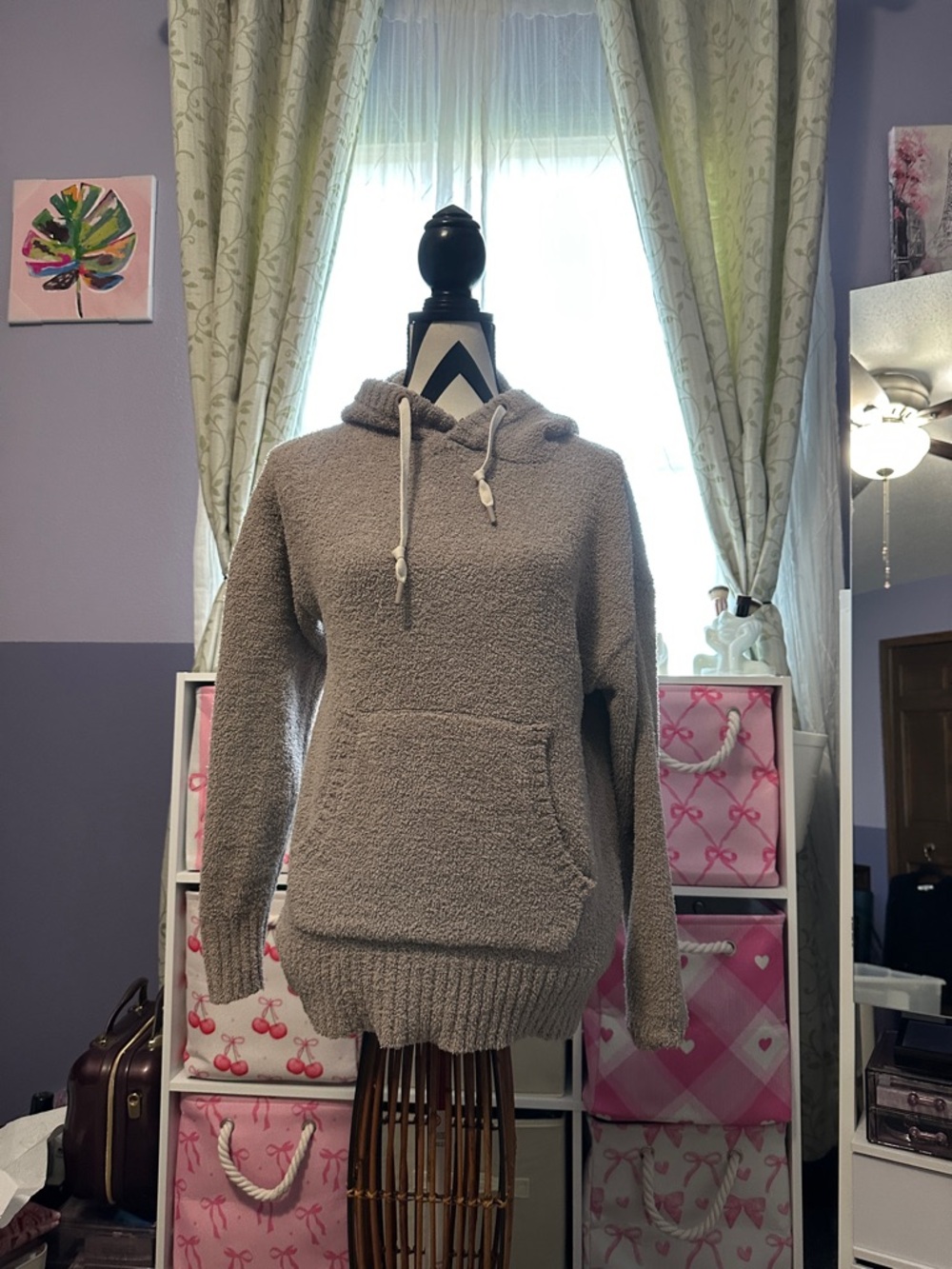 Ugg teddy hoodie sweater with pocket xs